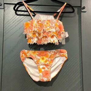 RAISINS girls two piece swimsuit